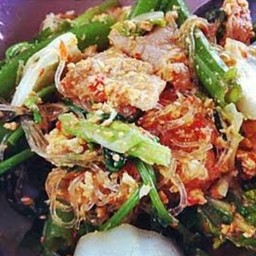 สุกี้แห้งหมู