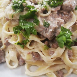 Pasta Italian sausage Cream  พาสต้าไส้กรอกอิตาเลียน