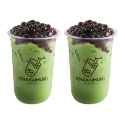 ชานมเมล่อน2แก้ว Melon Milk Tea Twin