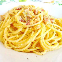 พาสต้าคาร์โบนาร่า Pasta carbonara