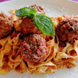 Pasta meatball พาสต้ามีทบอล