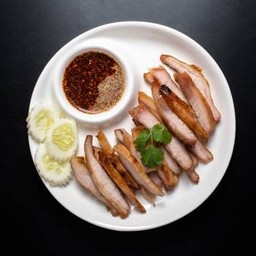 คอหมูย่าง Grilled Pork Neck