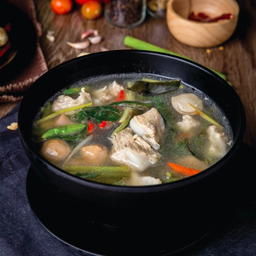 ต้มแซ่บซี่โครงอ่อน (ถ้วย)