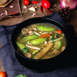 Bamboo Shoot Curry With Yanang Leaves