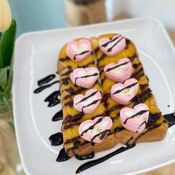 ปังปิ่งเนยช็อค+มารเมโล่