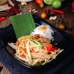 ตำคอหมูย่าง