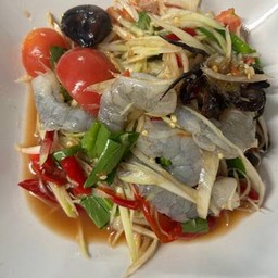 ตำกุ้งสด