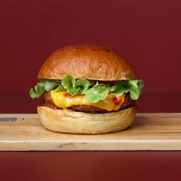 Veggie cheeseburger