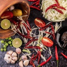 ส้มตำ น้องคิว1.. สาขา 1