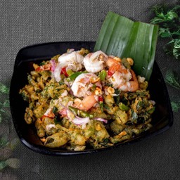 ยำผักหวานกุ้งสด