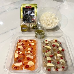 กุ้งดอง แซลมอนดอง เต็มMax