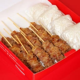 หมูปิ้งข้าวคั่ว ชุดใหญ่