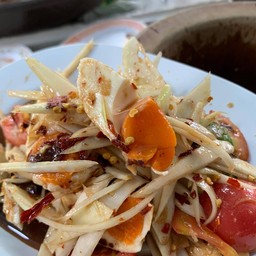 ตำไทย ไข่เค็ม