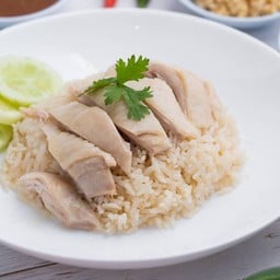 ข้าวมันไก่จักรพรรดิ ตลาดบ้านดู่@เชียงราย บ้านดู่