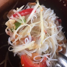 ตำซั่วไทยไม่ใส่ปู