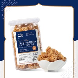 หมี่กรอบข้าวกล้อง ส้มซ่าและปลาเห็ดโคนอบ