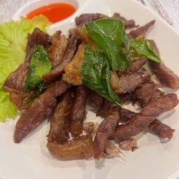 เนื้อแดดเดียวทอด