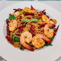 สปาเก็ตตี้พริกแห้ง …