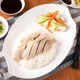 ข้าวหน้าไก่กุ้ยเฟย (เนื้อน่อง)