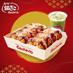 คอมโบ 4  ทาโกะยากิ 16 ลูก + มัทชะ 1