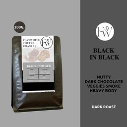 Black in Black คั่วเข้ม Robusta Fine cup