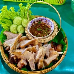 คอหมูย่าง น้ำจิ้มแจ่ว