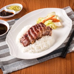 ข้าวหน้าหมูแดง