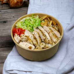 ข้าวหน้าอกไก่