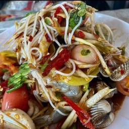 ตำชั่วทะเลปลาร้ารสจัด