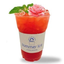 ชากุหลาบน้ำผึ้งเย็น