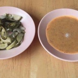 เพิ่มน้ำจิ้มถั่ว+อาจาด (only sauce satay)