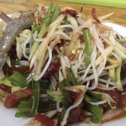 ตำซั่วกุ้งสด