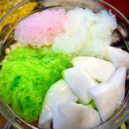 ซาหริ่ม มะพร้าวกะทิ น้ำกะทิเคี่ยว