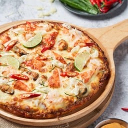 พิซซ่า หน้าต้มยำซีฟู้ด Size L