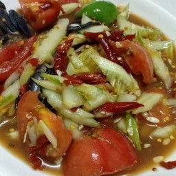 ตำแตง.ใส่หมูยอ
