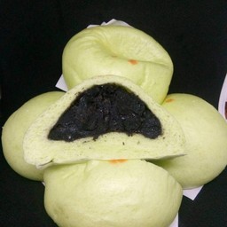 ซาลาเปาไส้ถั่วดำ+งาดำ