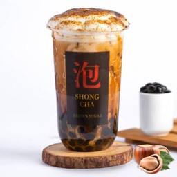 ชานมฮาเซลนัท