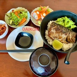 เซตข้าวซาบะย่างเกลือ