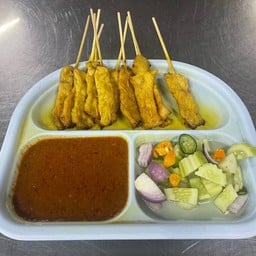 หมูสะเต๊ะ 10 ไม้ + น้ำจิ้มหมูสะเต๊ะ ชุดละ