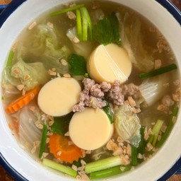 แกงจืดเต้าหู้หมูสับ