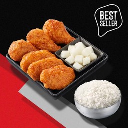 ปีกไก่บอนชอน เล็ก (6 ชิ้น)