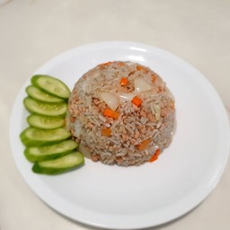 ข้าวผัดหมู ซอสเทริยากิ