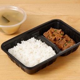 ข้าวหมูเทอริยากิ+ซุปมิโซะ