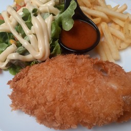 สเต็กปลาดอลลี่ทอด