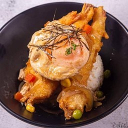 ข้าวหน้ากุ้งเทมปุระ