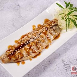 ปลาซาบะย่างซีอิ๊ว