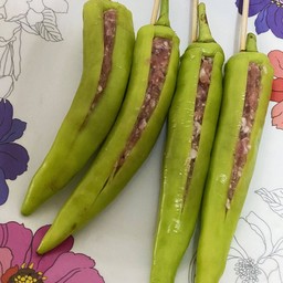 หมูสับยัดไส้พริก