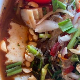 ยำวุ้นเส้นหมูสับ