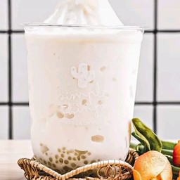 มะพร้าวสาคูสมูทติ้นมสด