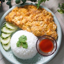 ข้าวไข่เจียวหมูสับ